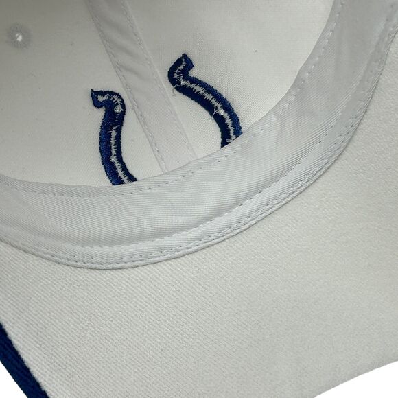 Indianapolis Colts Hat Cap NFL Football 6 Panel Strapback White - Picture 5 of 10